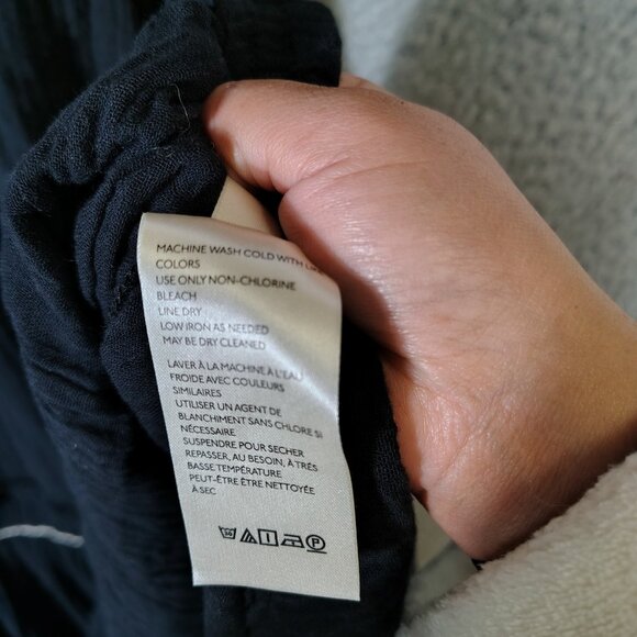 Free People I'm The One Maxi Dress Women's Medium Black Flounce Smocked Boho - Picture 9 of 12